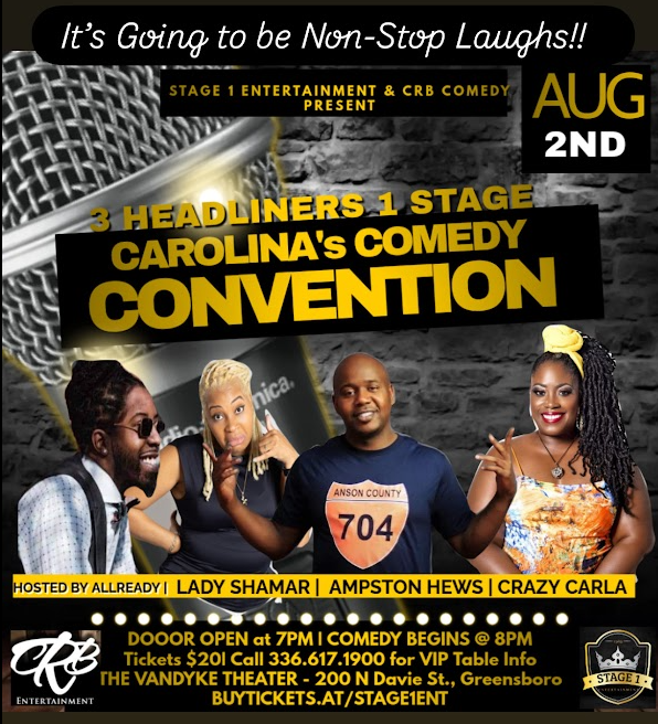 Carolina's Comedy Convention Flyer
